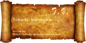 Tokody Veronika névjegykártya